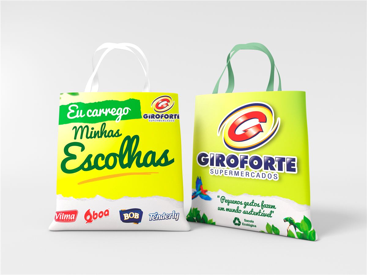 Sacola ecológica da Rede Giroforte