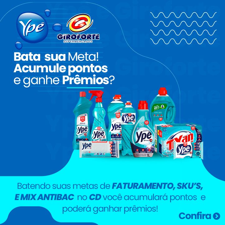 Post da campanha de vendas Ypê da Rede Giroforte